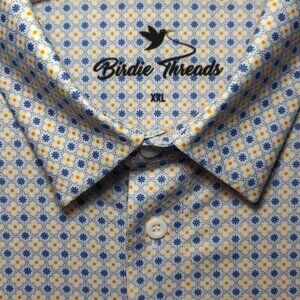 Birdie Threads The Azulejo Golf Polo Men's SIZE XXL